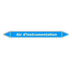 Marqueur tuyauterie Air d’instrumentation – NF X 08-105