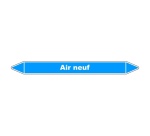 Marqueur de Tuyauterie - Air neuf - NFX 08-105 - Vinyle Laminé