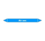 Marqueur de Tuyauterie - Air sec - NFX 08-105 - Vinyle Laminé