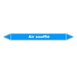Marqueur tuyauterie Air soufflé – Vinyle NF X 08-105