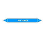 Marqueur de Tuyauterie - Air traité - en Vinyle Laminé