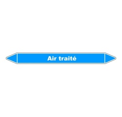 Marqueur tuyauterie Air traité – Vinyle NF X 08-105