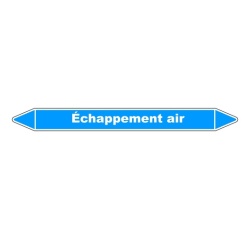 Marqueur tuyauterie Échappement air comprimé – NF X 08-105