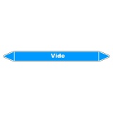 Marqueur de Tuyauterie - Vide AIR - NFX 08-105 - Vinyle Laminé 150 x 12 mm