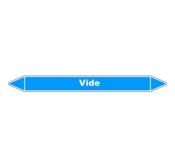 Marqueur de Tuyauterie - Vide AIR - NFX 08-105 - Vinyle Laminé