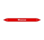 Marqueur de Tuyauterie - Mousse - NFX 08-105 - Vinyle Laminé