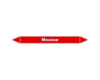 Marqueur de Tuyauterie - Mousse - NFX 08-105 - Vinyle Laminé 150 x 12 mm