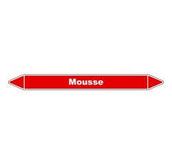 Marqueur tuyauterie Mousse – Vinyle laminé NF X 08-105