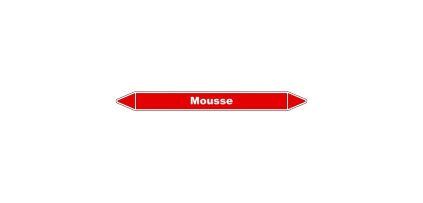Marqueur tuyauterie Mousse – Vinyle laminé NF X 08-105