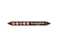Marqueur de Tuyauterie - Acrylonitrile - NFX 08-105 - Vinyle 150 x 12 mm