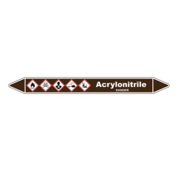 Marqueur de Tuyauterie - Acrylonitrile - NFX 08-105 - Vinyle