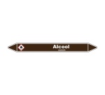 Marqueur de Tuyauterie - Alcool - NFX 08-105 - Vinyle Laminé