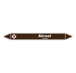 Marqueur de Tuyauterie - Alcool - NFX 08-105 - Vinyle Laminé