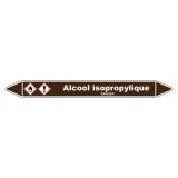 Marqueur de Tuyau - Alcool Isopropylique - Vinyle Laminé 150 x 12 mm