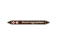 Marqueur de Tuyau - Alcool Isopropylique - Vinyle Laminé 150 x 12 mm