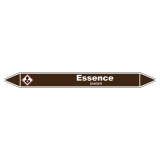 Marqueur de Tuyauterie - Essence - NFX 08-105 - Vinyle Laminé 150 x 12 mm