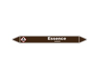 Marqueur de Tuyauterie - Essence - NFX 08-105 - Vinyle Laminé 150 x 12 mm