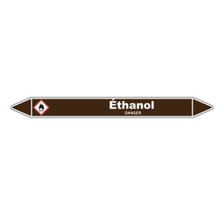 Marqueur de Tuyauterie - Ethanol - Vinyle Laminé - NFX 08-105