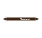 Marqueur de Tuyauterie - Floculant - NFX 08-105 - Vinyle Laminé