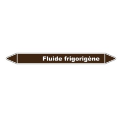 Marqueur de Tuyauterie - Fluide Frigorigène - en Vinyle Laminé