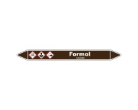Marqueur de Tuyauterie - Formol - en Vinyle Laminé - NFX 08-105 150 x 12 mm