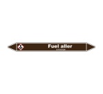 Marqueur de Tuyauterie - Fuel Aller - NFX 08-105 - Vinyle Laminé