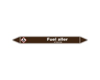 Marqueur de Tuyauterie - Fuel Aller - NFX 08-105 - Vinyle Laminé 150 x 12 mm