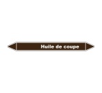 Marqueur Tuyauterie - Huile de Coupe - Vinyle Laminé - NFX 08-105