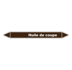 Marqueur Tuyauterie - Huile de Coupe - Vinyle Laminé - NFX 08-105