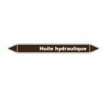 Marqueur Tuyauterie - Huile Hydraulique - Vinyle Laminé
