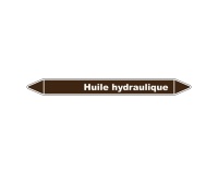 Marqueur Tuyauterie - Huile Hydraulique - Vinyle Laminé 150 x 12 mm