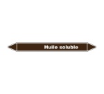 Marqueur Tuyauterie - Huile Soluble - Vinyle Laminé - NFX 08-105