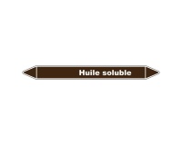 Marqueur Tuyauterie - Huile Soluble - Vinyle Laminé - NFX 08-105 150 x 12 mm