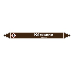 Marqueur de Tuyauterie - Kérosène - NFX 08-105 - Vinyle Laminé