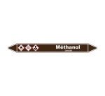Marqueur Tuyauterie - Méthanol Liquide Inflammable - Vinyle