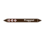 Marqueur de Tuyauterie - Propanol - NFX 08-105 - Vinyle Laminé