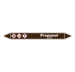 Marqueur de Tuyauterie - Propanol - NFX 08-105 - Vinyle Laminé