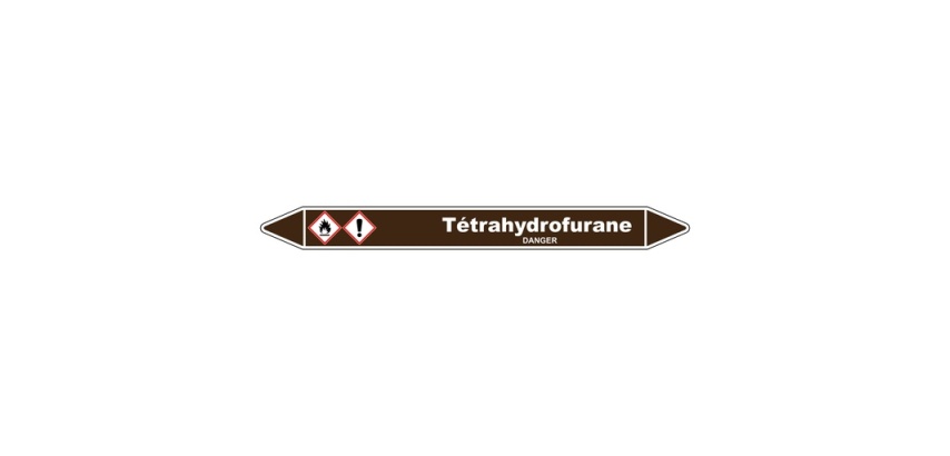 Marqueur Tuyauterie - Tétrahydrofurane - Vinyle Laminé