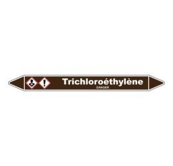 Marqueur tuyauterie - Trichloroéthylène - Vinyle laminé