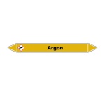 Marqueur de Tuyauterie - Argon - NFX 08-105 - Vinyle Laminé