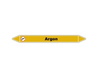 Marqueur de Tuyauterie - Argon - NFX 08-105 - Vinyle Laminé 150 x 12 mm