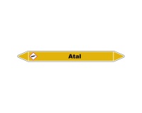 Marqueur de Tuyauterie - ATAL - Vinyle Laminé - NFX 08-105 150 x 12 mm