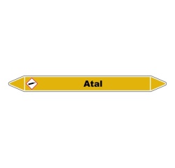 Marqueur de Tuyauterie - ATAL - Vinyle Laminé - NFX 08-105