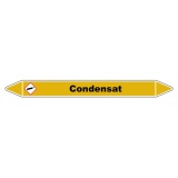 Marqueur de Tuyauterie - Condensat - NFX 08-105 - Vinyle Laminé 150 x 12 mm