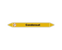 Marqueur de Tuyauterie - Condensat - NFX 08-105 - Vinyle Laminé 150 x 12 mm