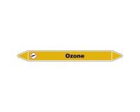 Marqueur de Tuyauterie - Ozone - NFX 08-105 - Vinyle Laminé 150 x 12 mm