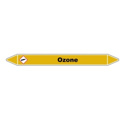 Marqueur de Tuyauterie - Ozone - NFX 08-105 - Vinyle Laminé