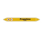 Marqueur Tuyauterie - Propylène Vinyle Laminé - NFX 08-105