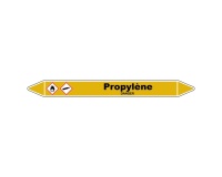 Marqueur Tuyauterie - Propylène Vinyle Laminé - NFX 08-105 150 x 12 mm