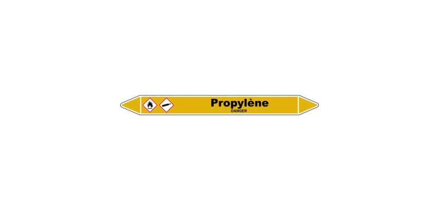 Marqueur Tuyauterie - Propylène Vinyle Laminé - NFX 08-105